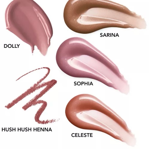 NIB Buxom Babe celebration lip gloss and liner boxed set - Picture 2 of 13